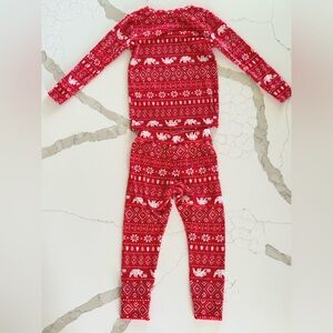 Cat & Jack  Girls Holiday Pajama Set Size 4T